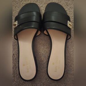 Kate Spade Black Women's Slide Sandals